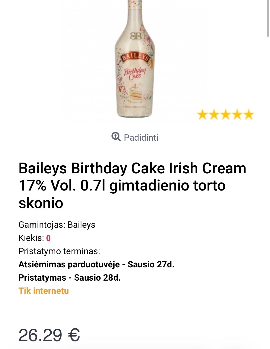 MY DREAM BAILEYS 🥂for my birthday 🎂 