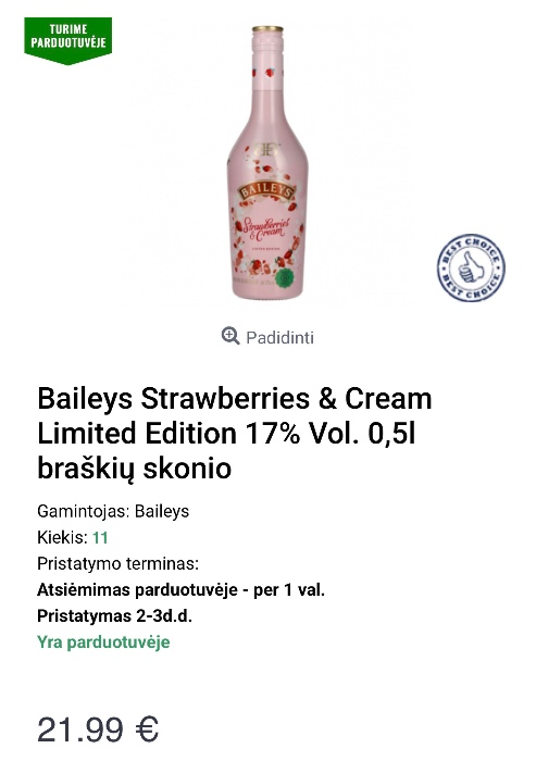 Baileys Strawberries & Cream 🍰