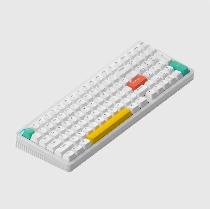 Halo96 Wireless Mechanical Keyboard - White / Baby Kangaroo / None
