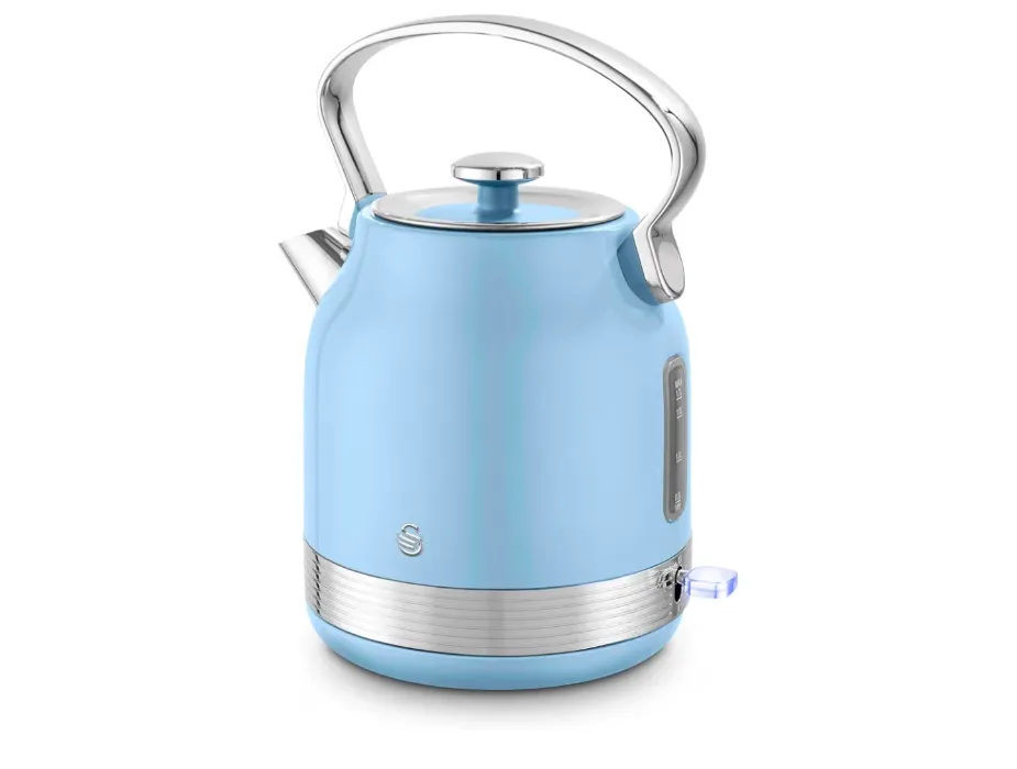 Swann baby blue electric kettle 