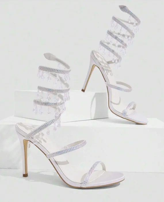 silver heels 