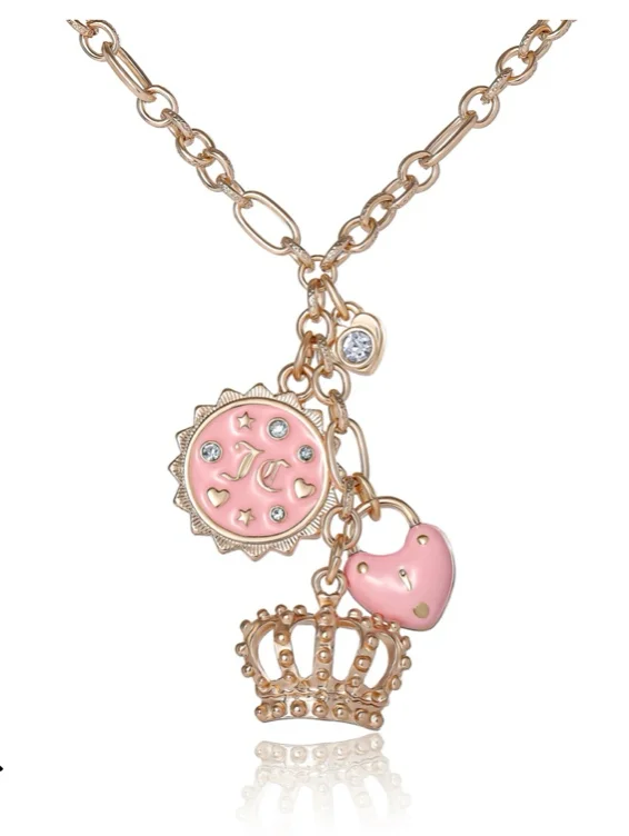 Juicy Couture Layered Charm Necklace