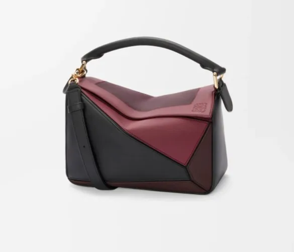 Small Puzzle bag in nappa calfskin