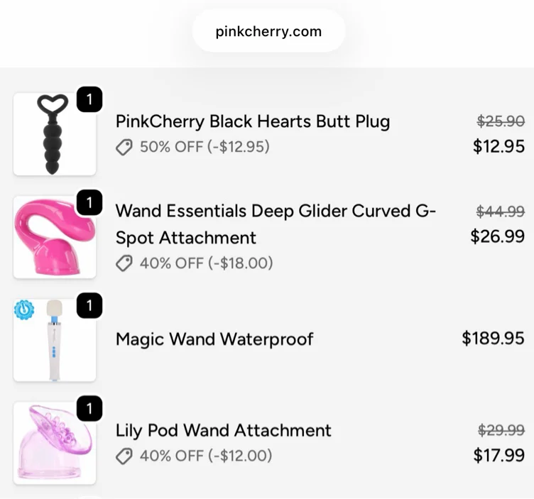 REIMBURSE- TOYS ORDER