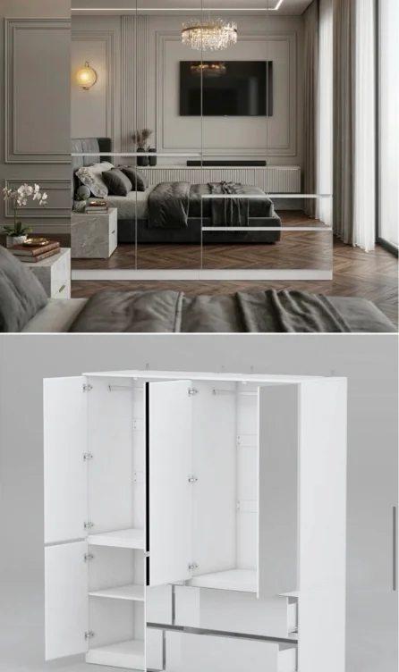 DESTROYED!-Wardrobex2 Mirrored Units 