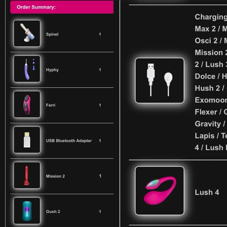 3x Available REIMBURSE: Lovesense Toys Haul