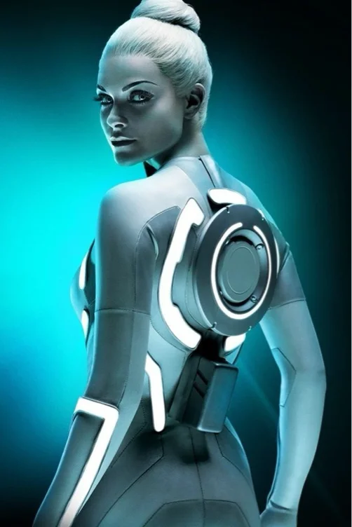 Tron Gem latex suit