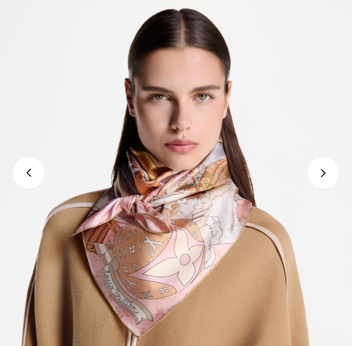 LV Journey Square 90 - Light Pink