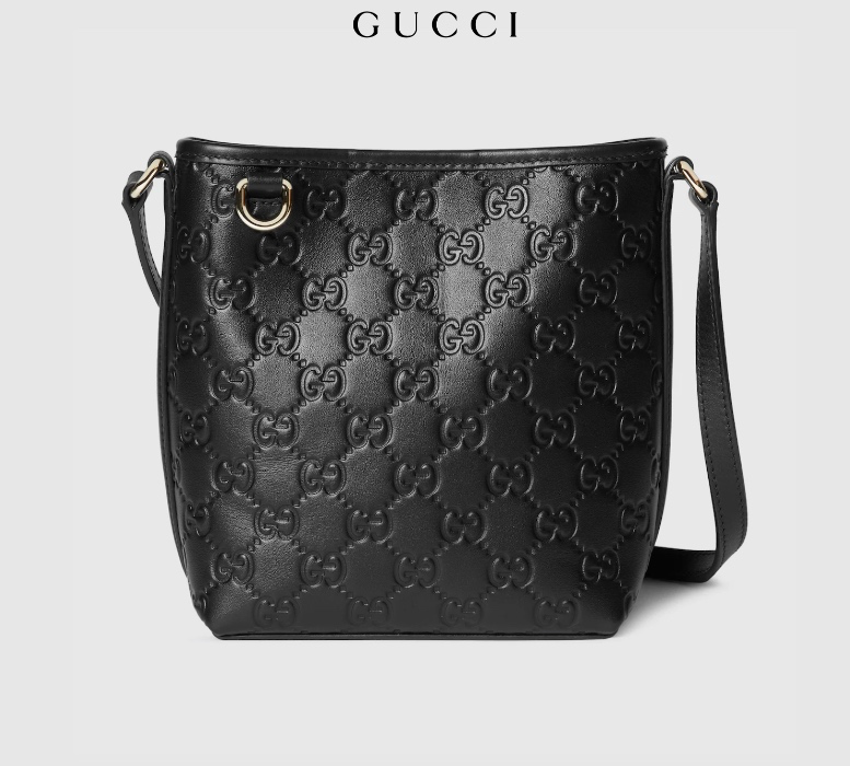 GG Emblem Nano Bucket Bag