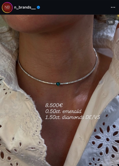 Diamond choker