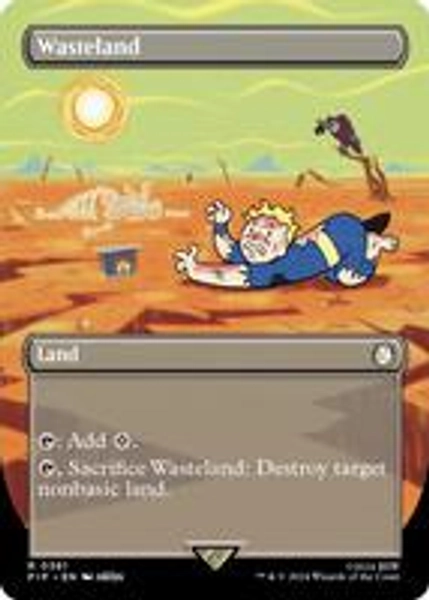 Wasteland (Borderless) - Universes Beyond: Fallout by Mystic TCG | TCGplayer