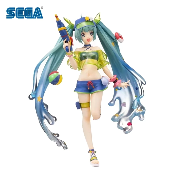 Figurka SEGA SPM Hatsune Miku VOCALOID Splash Parade Ver. PVC Figurka Akcji Model Anime Kolekcja Oryginalny Prezent 21CM - AliExpress 26
