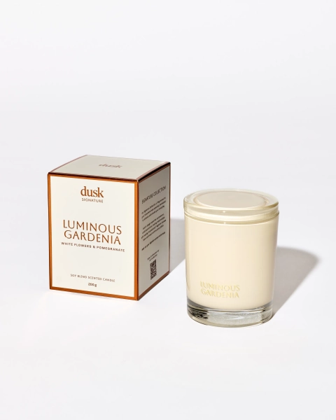 Luminous Gardenia Soy Blend Scented Candle 200g