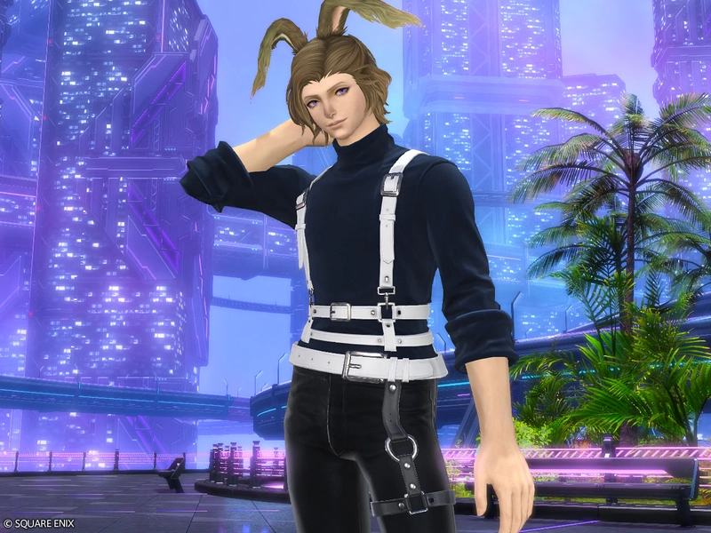 Belt-leather Attire (Trousers) | FINAL FANTASY XIV Online Store