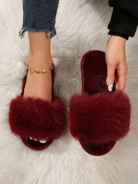 Women Fuzzy Bedroom Slippers, Fashion Home Slippers,Halloween,Christmas