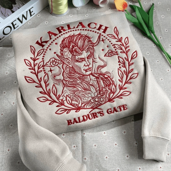 Karlach Embroidered Sweatshirt