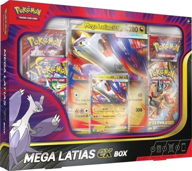 Pokemon TCG: Mega Evolution Mega Latias ex Collection Factory Sealed Box