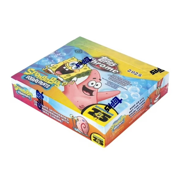 2025 Topps Chrome SpongeBob 25th Anniversary Hobby Box