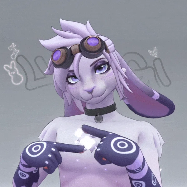 Usagi Bunny - VRChat Rabbit Furry Model/Avatar by TheRPGslayer on Jinxxy