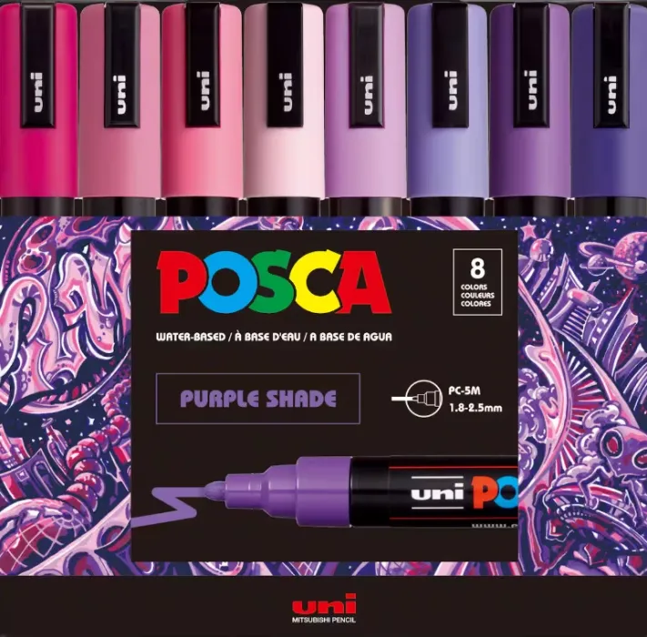 POSCA® Paint Markers - Purples
