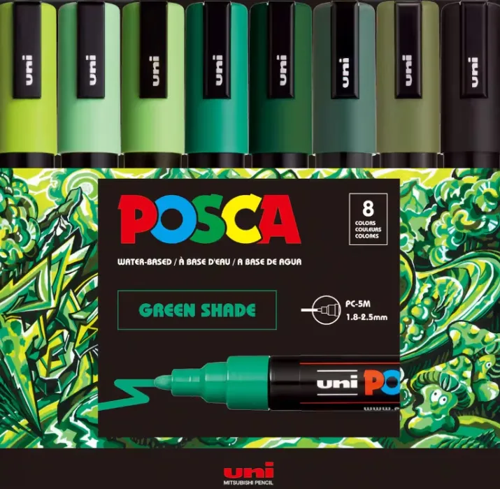 POSCA® Paint Markers - Greens
