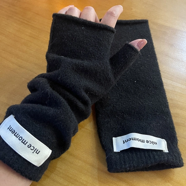 TEMU Women's Fingerless Gloves, Thick Warm Winter Wrist Warmers, Half Finger Gloves For Typing, Driving, Office And Outdoor Wear