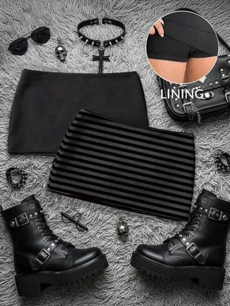 2pcs Mini Skirt Set