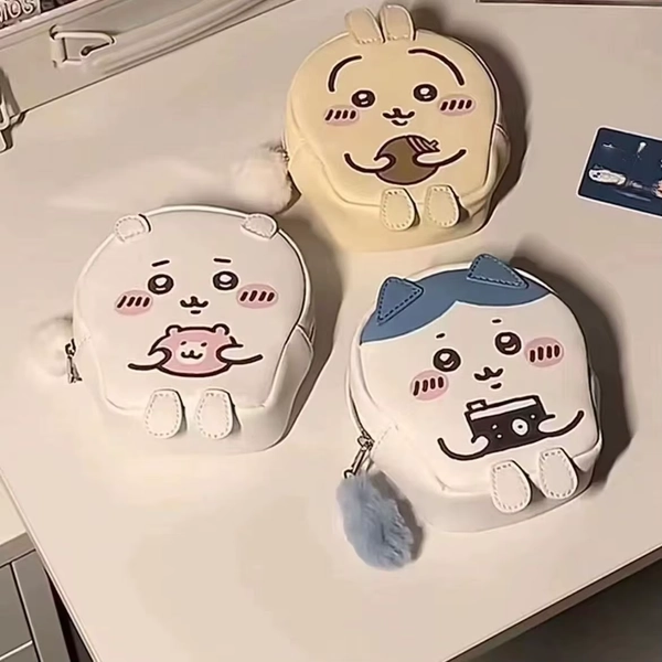 Monedero JIYI, Cartera con Diseño de Hachiware Usagi, Bolsa con Cierre Kawaii, Mini Estuche de Almacenamiento, Juguete de Peluche Suave, Regalo para Estudiantes, Nuevo - AliExpress 26
