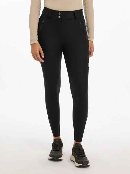 Pantalon d’équitation imperméable Knee Grip DryTex noir EU 38