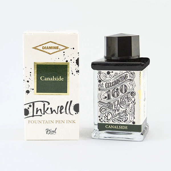 Diamine - Fyllepennblekk Glassflaske - Anniversary - 75 ml - Canalside - Tudos