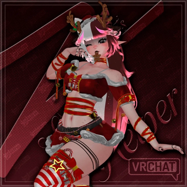 Santa's Little Helper (VRChat Clothing)(CHRISTMAS OUTFIT)Delphy Kobo, Ersa, Fiya, Vexra, Zae, Seer, EGirl, Yuno, Fox Moth, Geo, Astra, GodMagician, Elle, Aurora, GodWhisper, Meeko Main Alt, NovaBeast, Saylie, Seola, Scarlet, LunaBeast by zelf on Jinxxy
