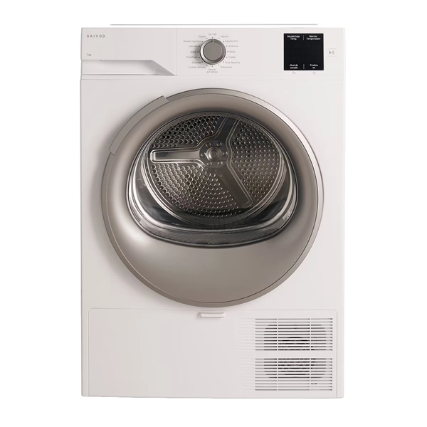 Máquina de Secar Roupa Saivod STE785BA Condensação, Bomba de Calor, 15 Programas e de 7 Kg - Branco