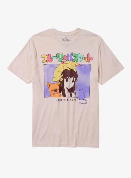 Fruits Basket Tohru Animals T-Shirt