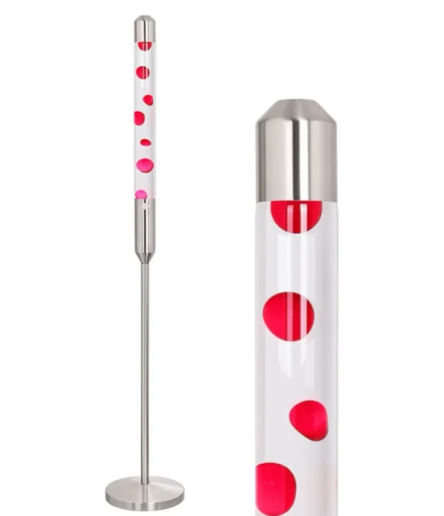 Red 59” floor lava lamp