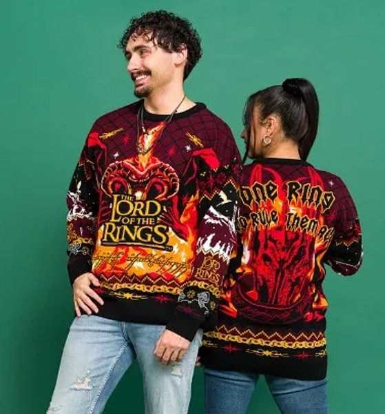 The Lord Of The Rings One Ring Christmas Jumper