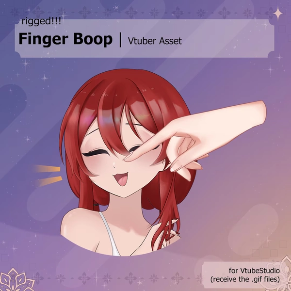 Animated Poke/boop | Vtuber Asset - Etsy Malaysia