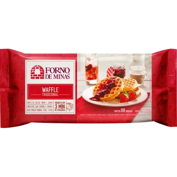 Waffle Forno de Minas Tradicional 280g