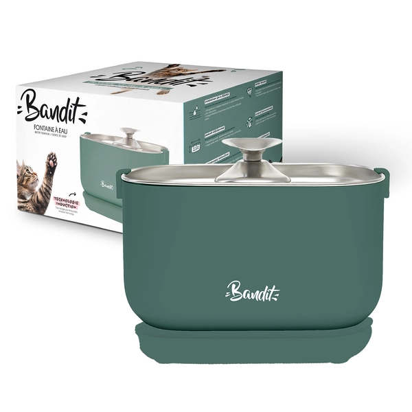 Bandit - Fontaine à Eau Filaire 2,5L pour Chats
