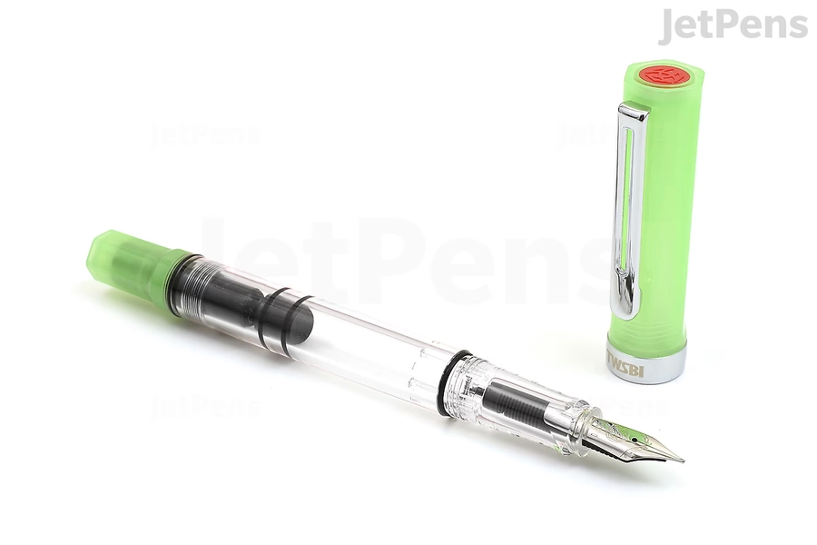 TWSBI ECO Glow Green Fountain Pen - Extra Fine - Limited Edition