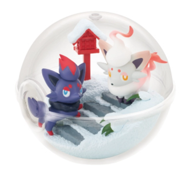 Pokemon Terrarium Collection 14 Zorua & HIsuian Zorua Japan NEW Re-Ment