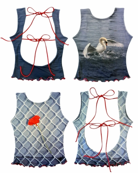 REVERSIBLE VDAY VEST — Rhi Dancey