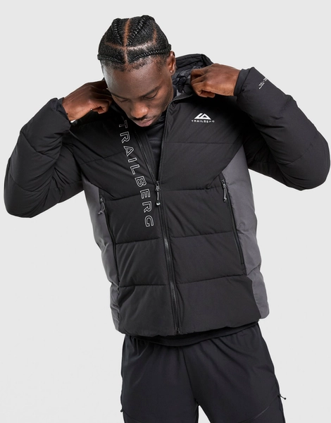 Black Trailberg Triathlon Padded Jacket | JD Sports UK 