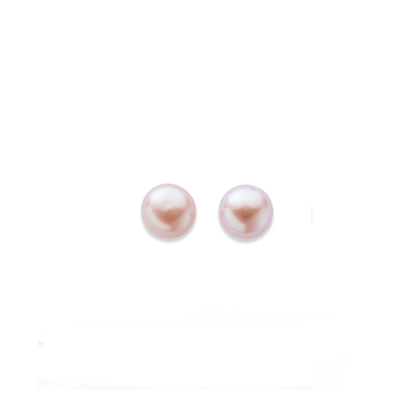 9ct, Pink Freshwater Pearl Studs
