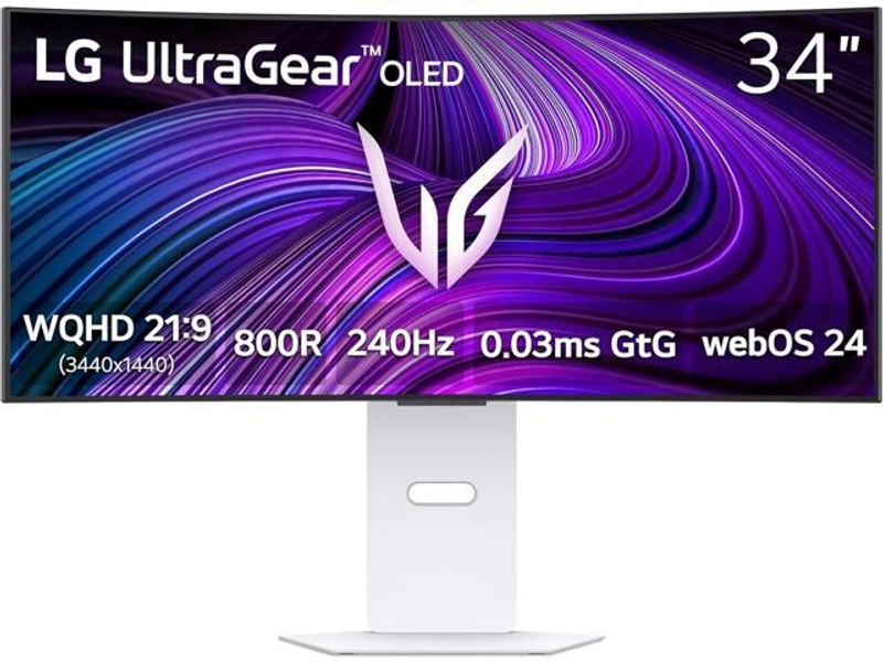 LG UltraGear 34" WQHD 2K 1440P 240Hz FreeSync Premium & G-Sync Compatible 0.03ms HDR400 USB-C Built-in Speakers white Curved Gaming Computer Monitor Height Adjustable, Swivel & Tilt Stand 34GX90SA-W - Newegg.com