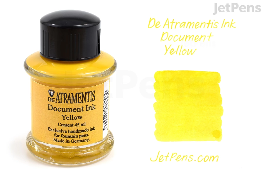 De Atramentis Document Yellow Ink 