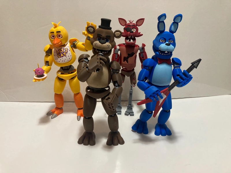 Fnaf inspired  9” posable figures