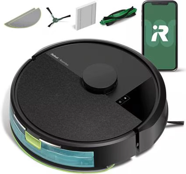 IROBOT Roomba 105 Combo Robot Vacuum, Black - Chewy.com