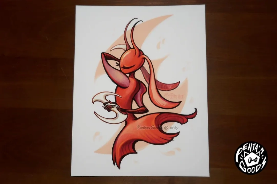 Silksong: Skarrsinger Karmelita Art Print - Etsy Canada