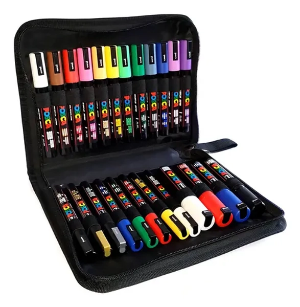 Marcadores Posca Basic Estuche X 24 Und