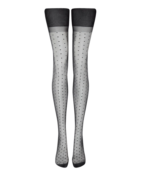 Onnix 1 Stockings in Black/Black | By Agent Provocateur